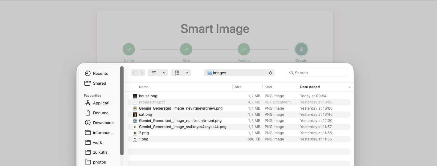 File picker selecting house.png image file